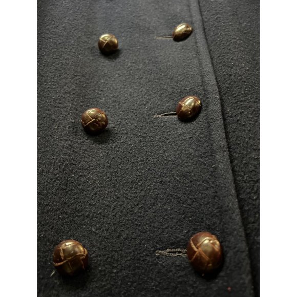 Mackintosh Authentic Peacoat Navy Blue Pure Wool Coat - Picture 5 of 9